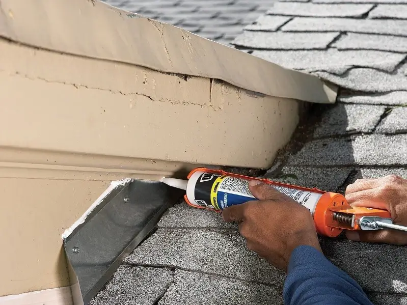 Sealing a leaking roof to waterproof it